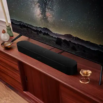 Sonos Beam (Gen 2) Smart Soundbar with Dolby Atmos & Voice Control – Black
