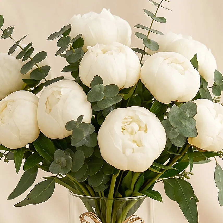 Perfect White Peonies