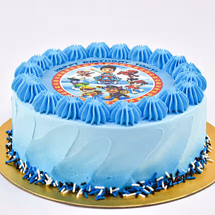 Delicious Pawfect Patrol Chocolate Cake - Half Kg