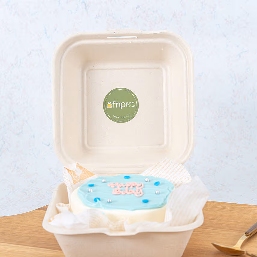 Sweety Blue Bento Cake