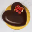 Decadent Triple Choco Heartbeat Mousse Cake