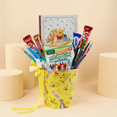 Winnie The Pooh Gift Basket for Kids