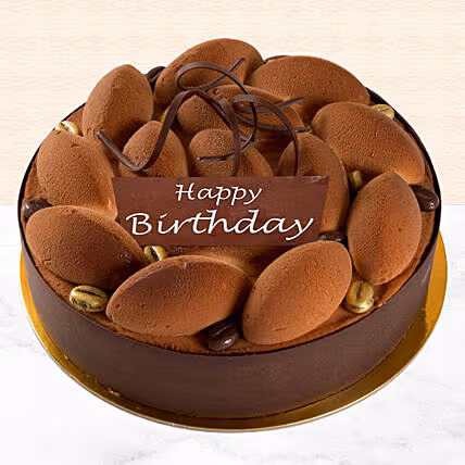 Deluxe Tiramisu Birthday Milestone Cake - Perfect for Celebrations
