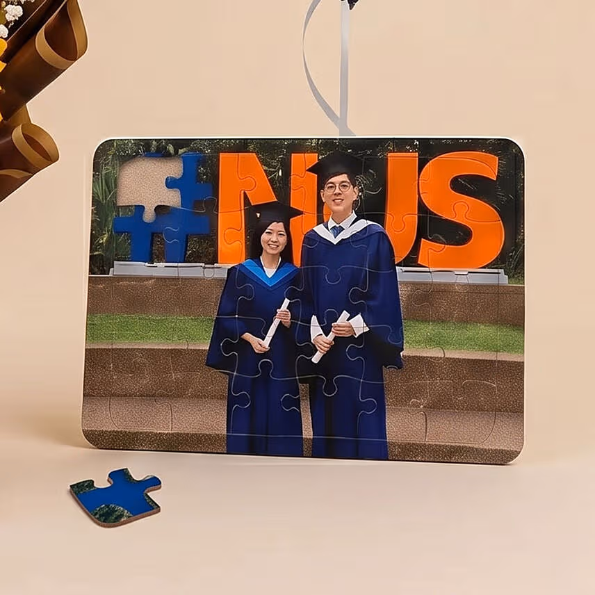 Graduation Jigsaw Puzzle & Flowers