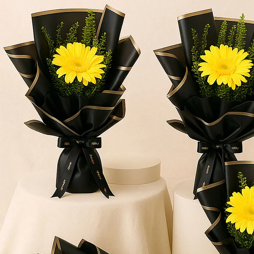 Gerberas Bouquet Set of 4 For Teacher