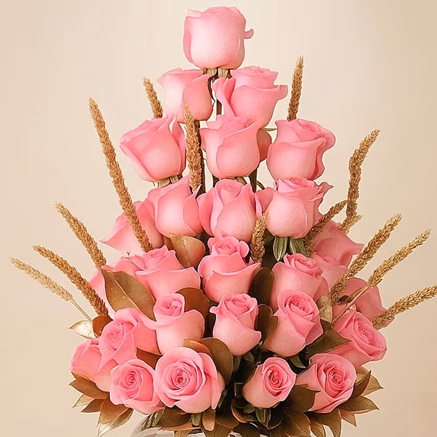 28 Pink Roses Beauty