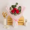 Flowing Red Roses Bouquet