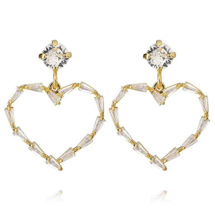 Caroline Svedbom Baguette Heart Jewelery Gift Set For Her