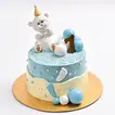 Adorable Baby Boy Milestone Cake - Chocolate Delight