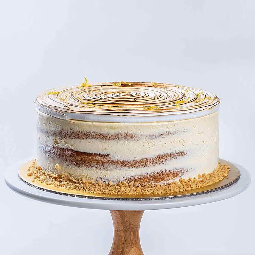 Citrus Meringue Swirl Cake 8 inches