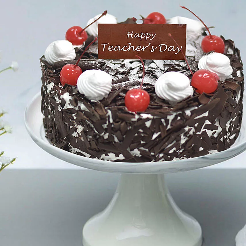 Appetizing Black Forest Cake For Teachers Day