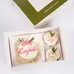 Elegant Rose Garden Celebration Cake Set