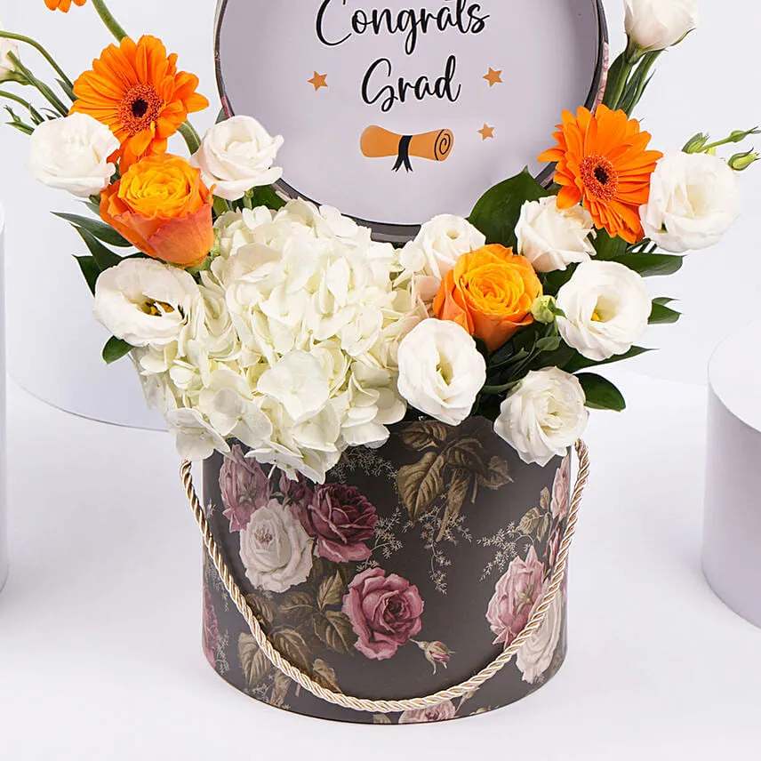 Graduation Flowers Box
