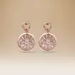 Omnia Celeste 18K Rose Gold & Diamond Signature Earrings