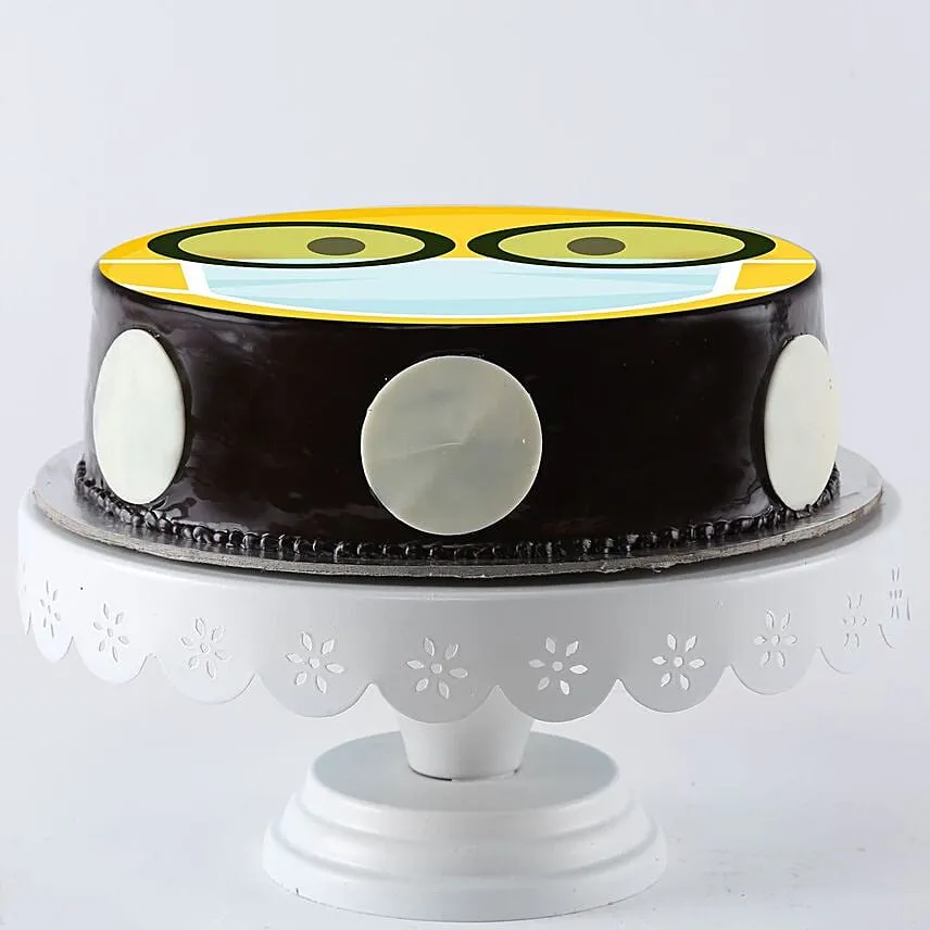 Nerd Mask Emoji Chocolate Cake 1.5Kg