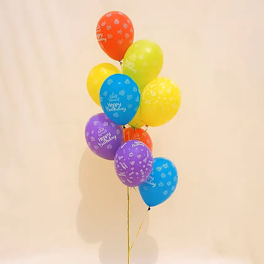 Happy Birthday Printed Latex Balloons