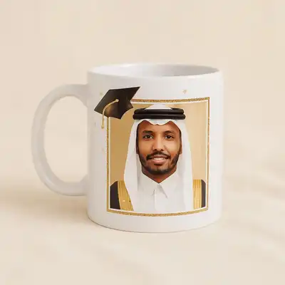 هدية تخرج رجالية | مج مطبوع بالصورة