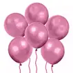 Vibrant Pink Helium Balloons - Set of 6 for Celebrations