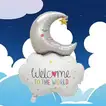 Welcome to the world Foil Balloon