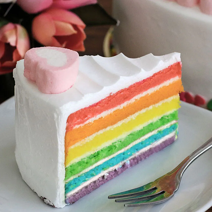 Yummy Rainbow Cake