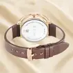 Titan Marhaba Women's Analog Watch with Silver-White Dial and Fresh Blooms Gift Set