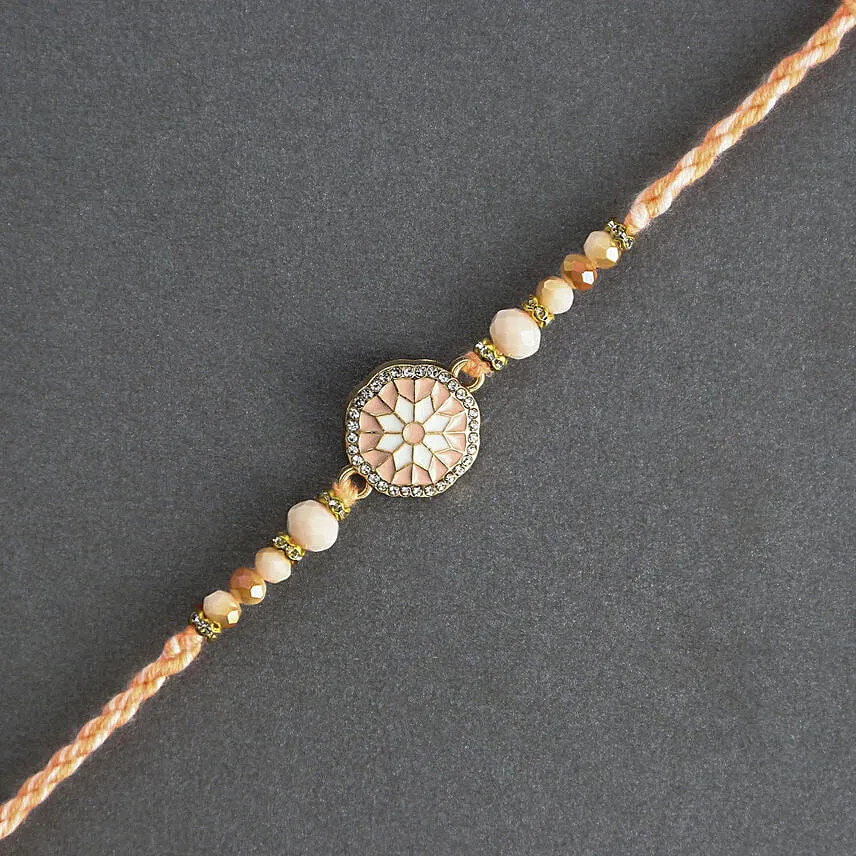 AD Rakhi with Personalised Name Roller Pen