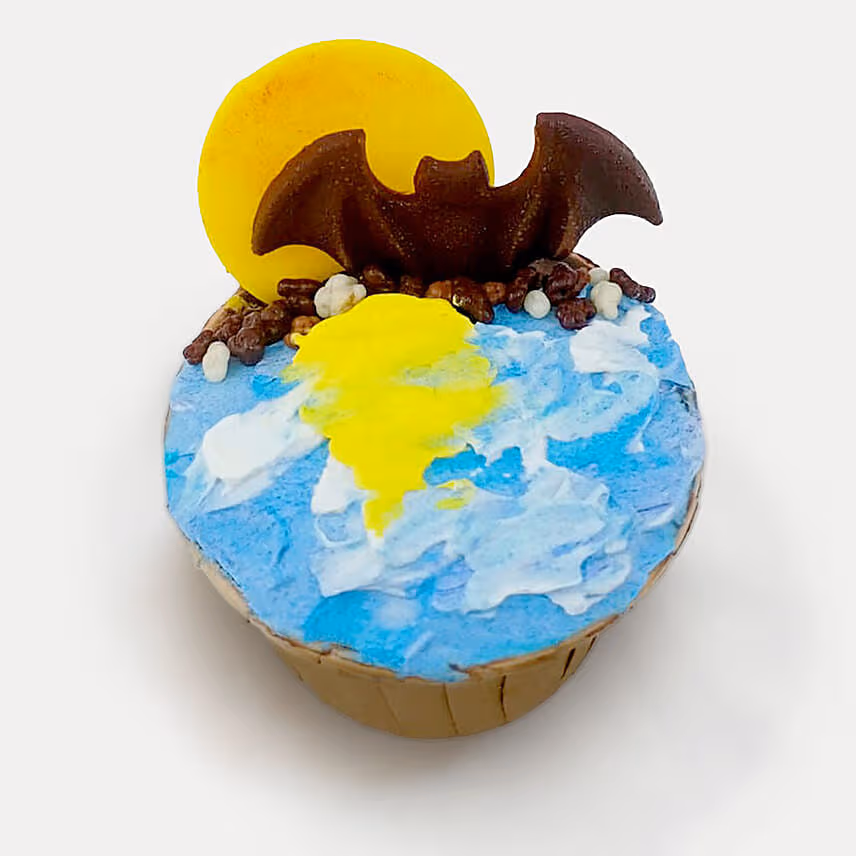 Halloween Chocolate Ganache Cupcakes 4 Pcs