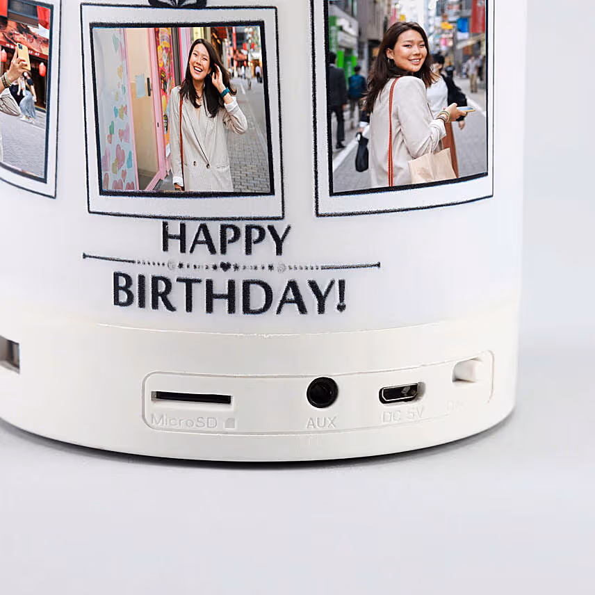 Personalised LED Birthday Speaker
