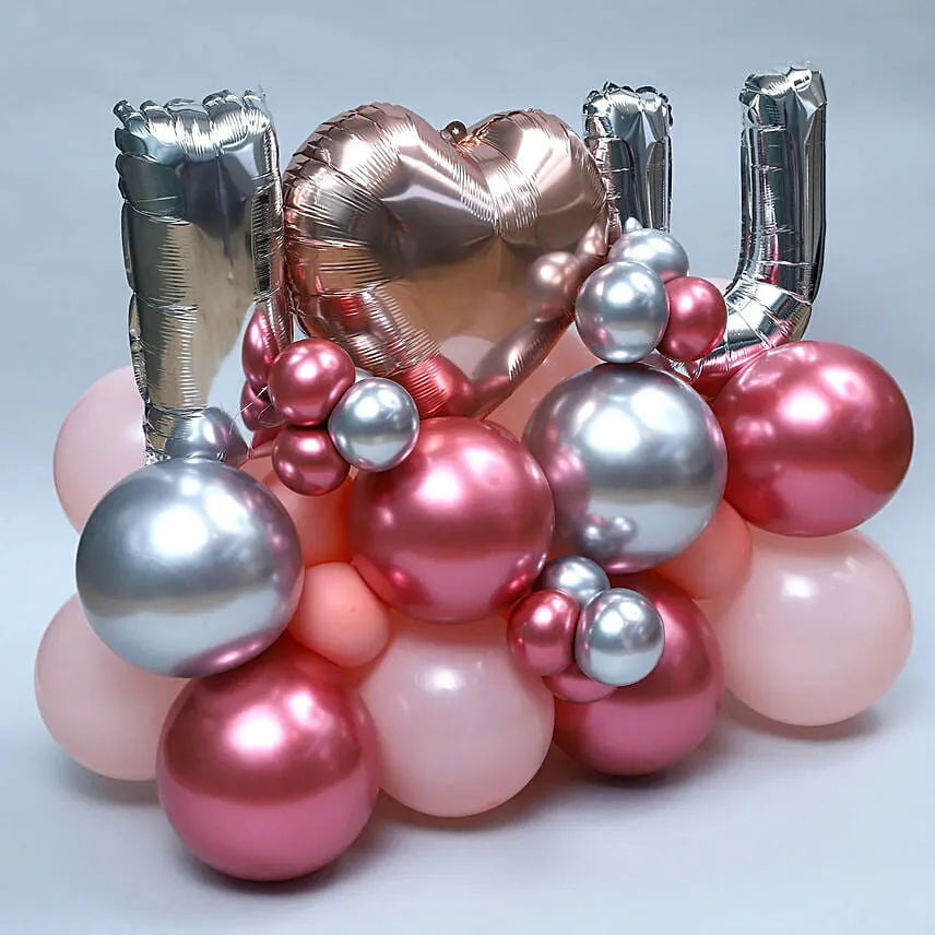 I Love you Balloon Arrangement