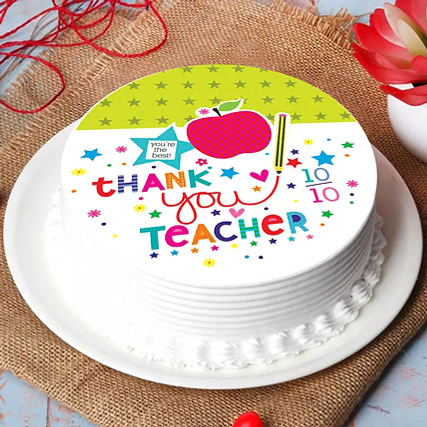 Best Teacher Chocolate Cake