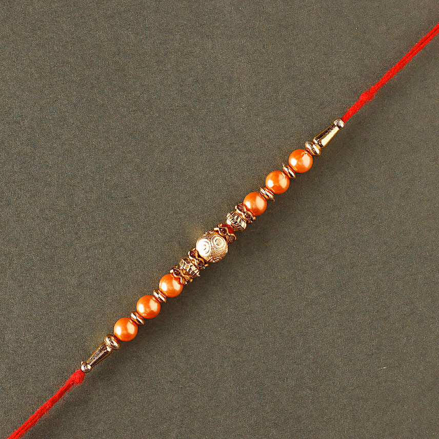 Sneh Rose Gold Rakhi & Gulab Jamun