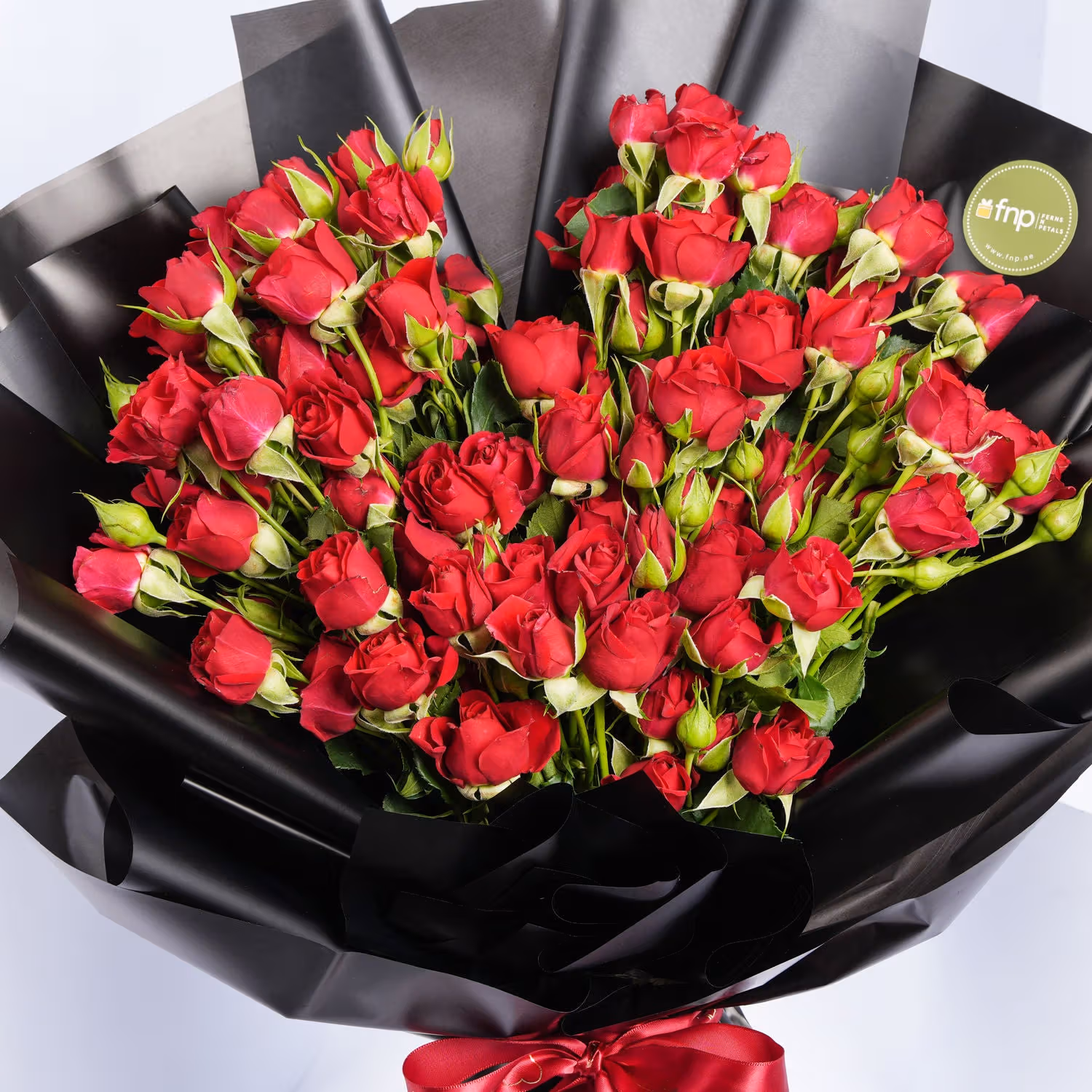 Elegant Passion Spray Roses Bouquet
