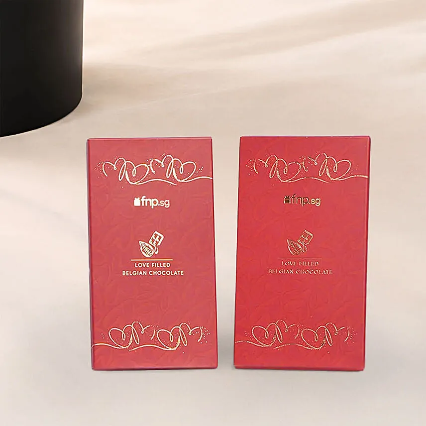 Box of Red Roses Bundle Gift for Valentine's