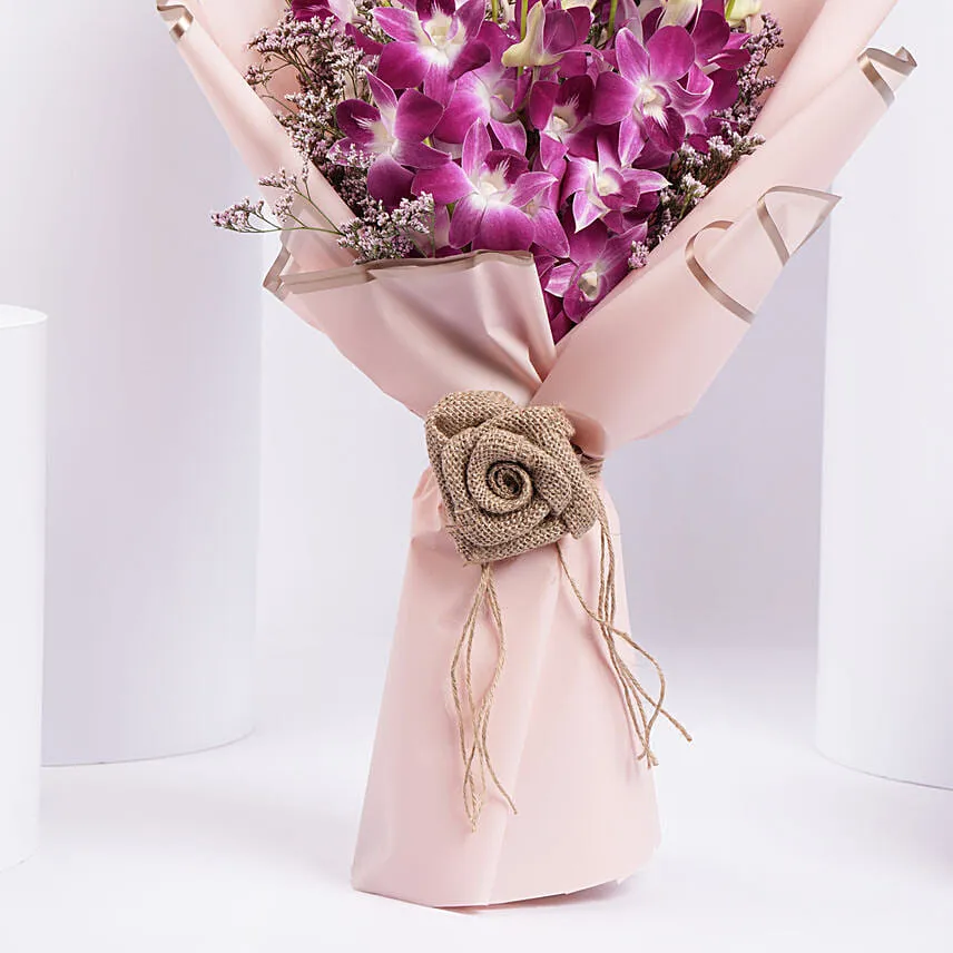 Pink Orchids Bouquet