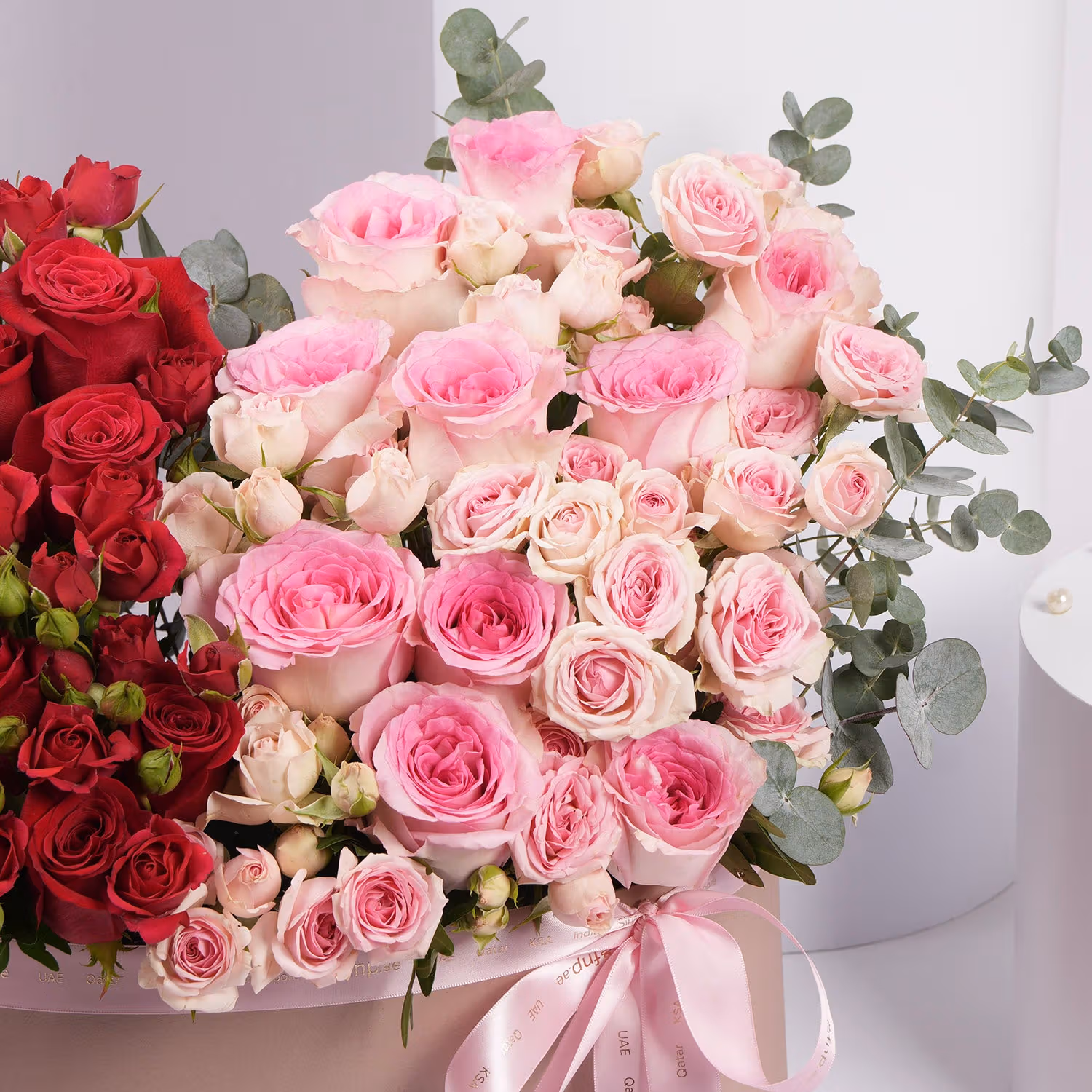 Elegant Heart of Love for MOM - Luxury Rose Arrangement