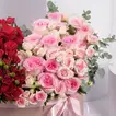 Elegant Heart of Love for MOM - Luxury Rose Arrangement