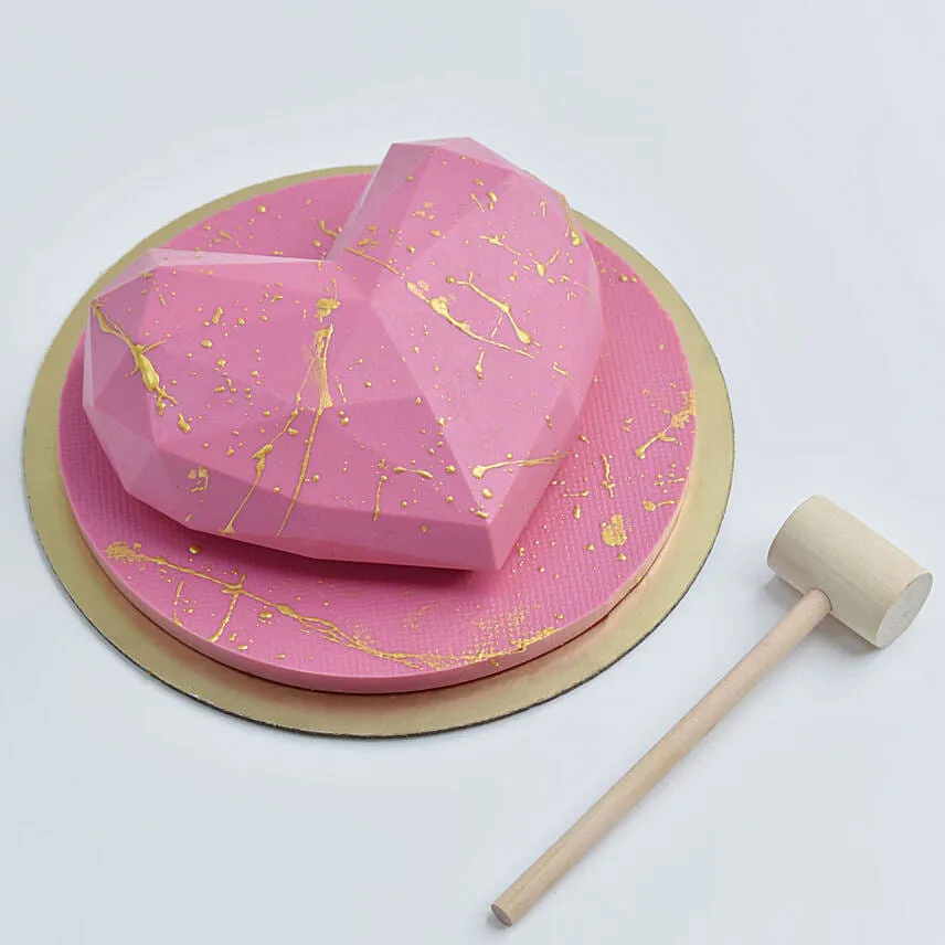 Pink Heart Pinata Chocolate