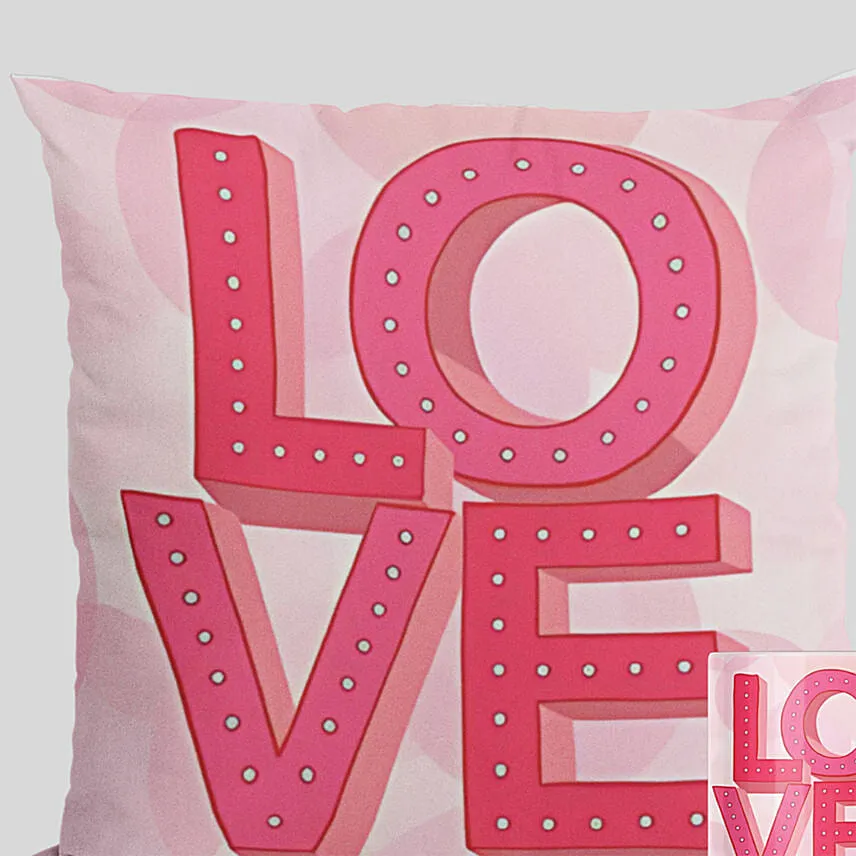 Gift for My Love Mug N Cushion Combo