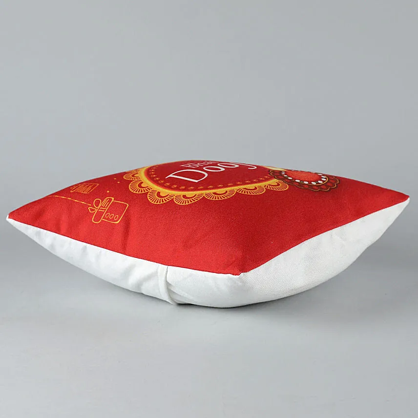 Elegant Bhai Dooj Cushion