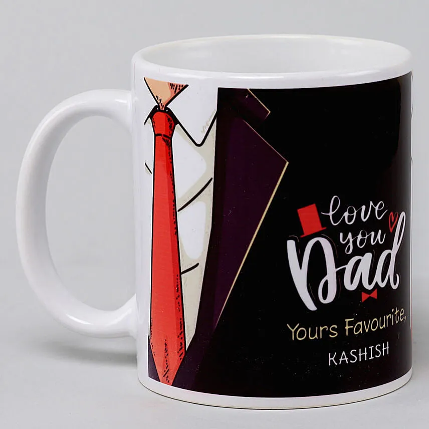 Love You Dad Personalized Mug