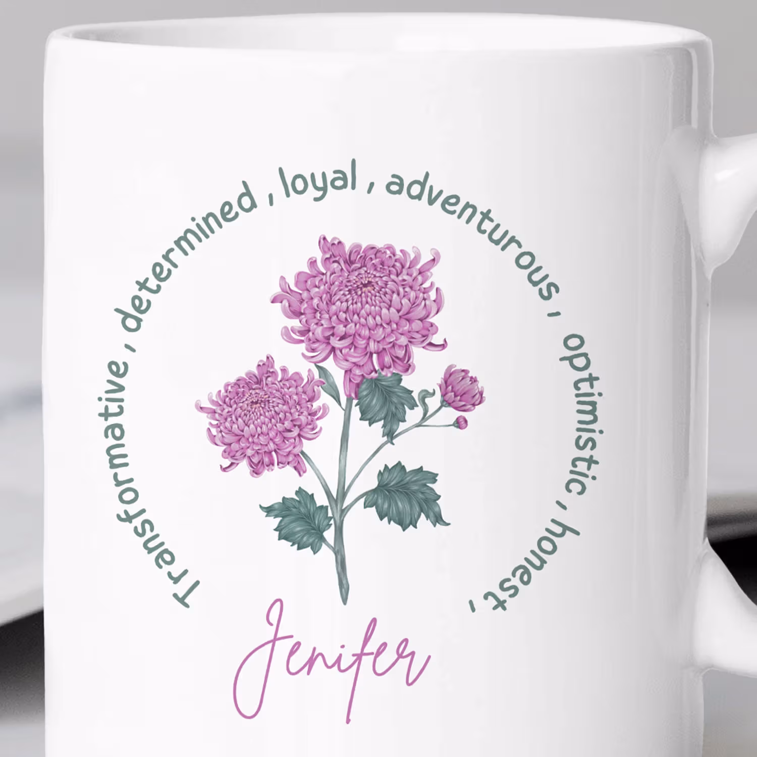November Birthday Purple Mug