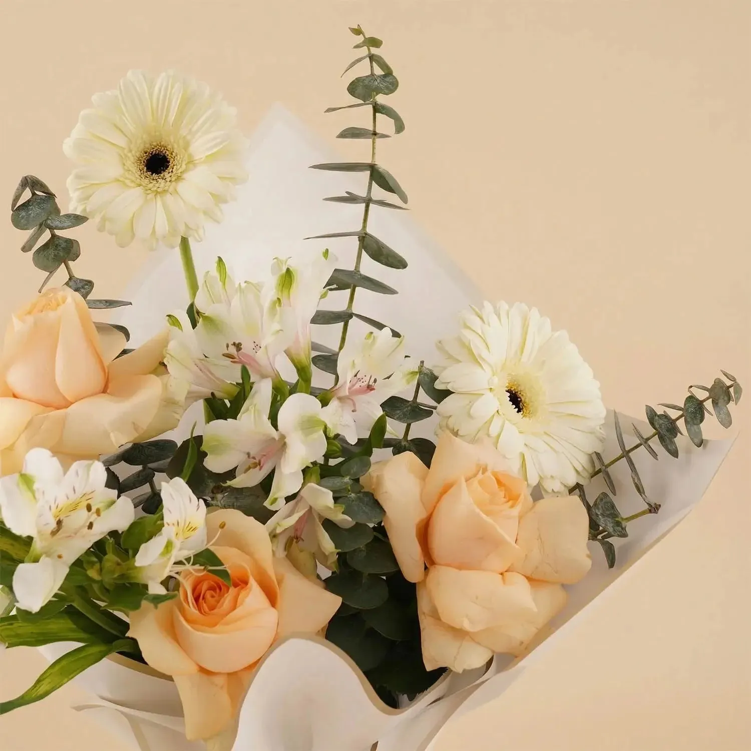 Elegant Rose Bouquet with Heartfelt Wishes