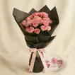 Baby Rose n Carnation Flower Bouquet - Flowers