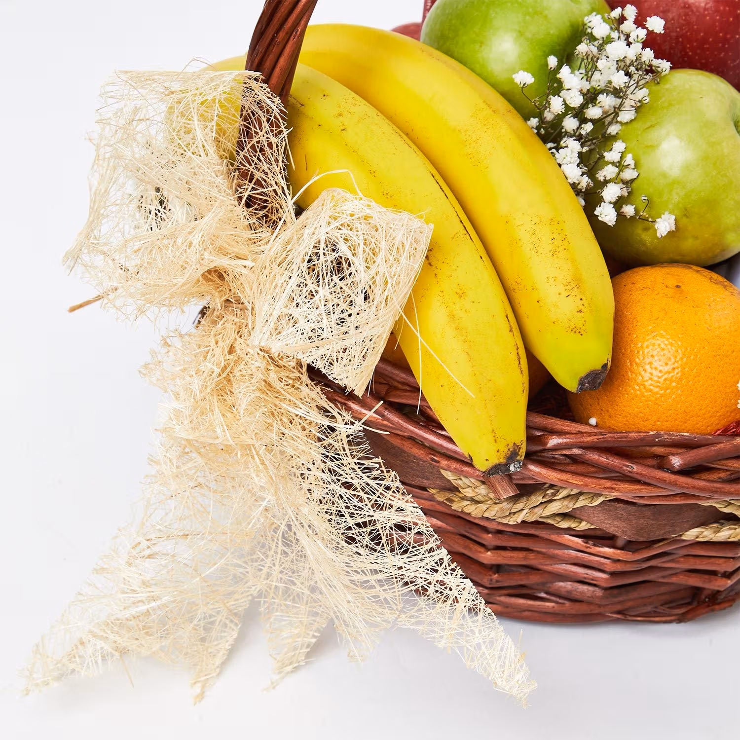 Deluxe Get Well Soon Gift Basket with Fresh Fruits and Lindt Chocolates