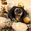 Elegant CASIO G-SHOCK Bright Metallic Watch for Men with Luxurious Rose Gift Box