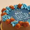Delicious 'Best Dad' Chocolate Cake for Father's Day Celebration