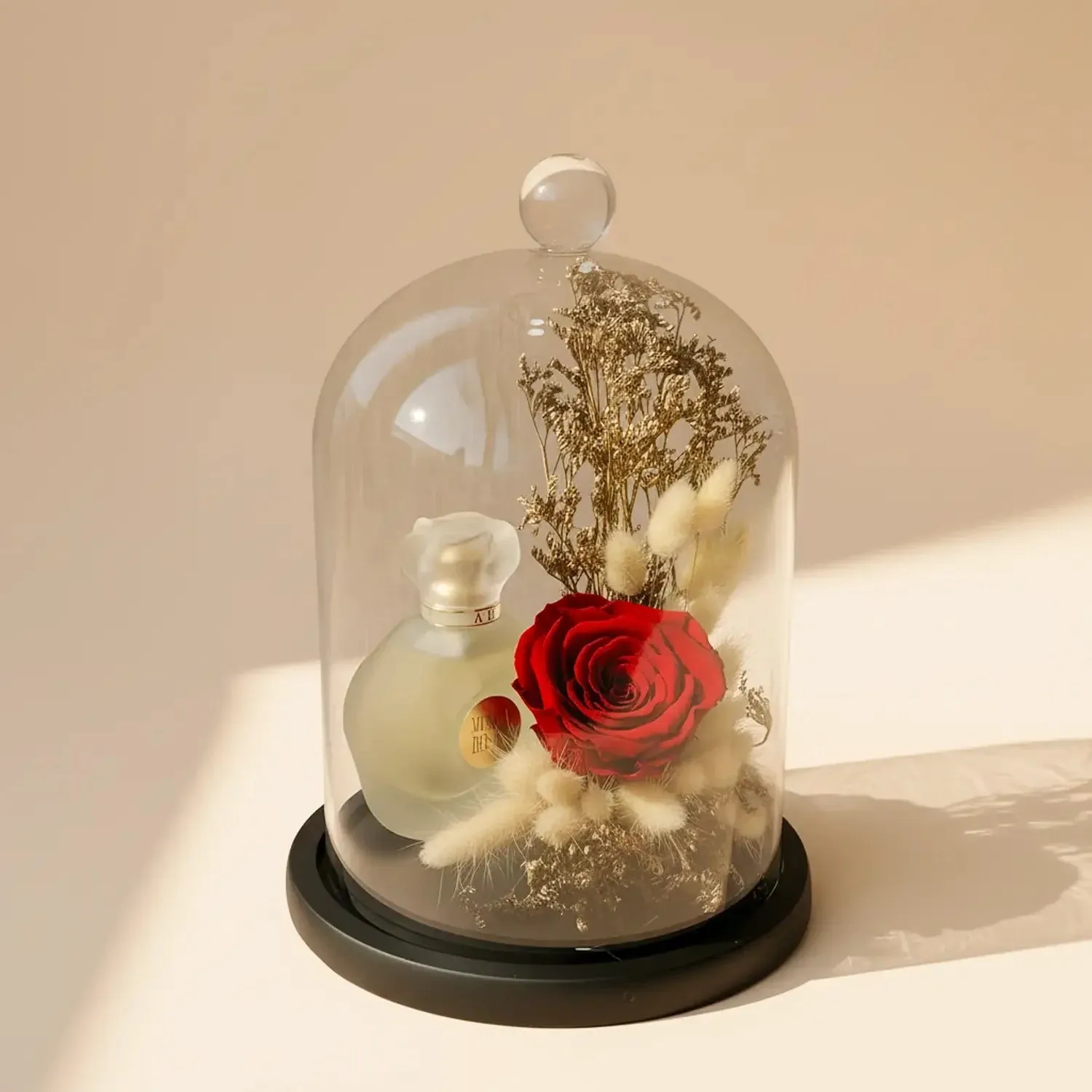 Eternal Elegance: Red Preserved Rose & Musk Perfume Unisex