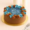Best Dad in the World Father's Day Chocolate Cake