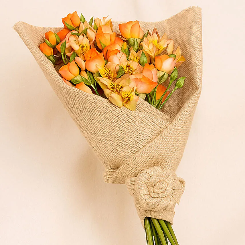 Coral Kiss Bouquet