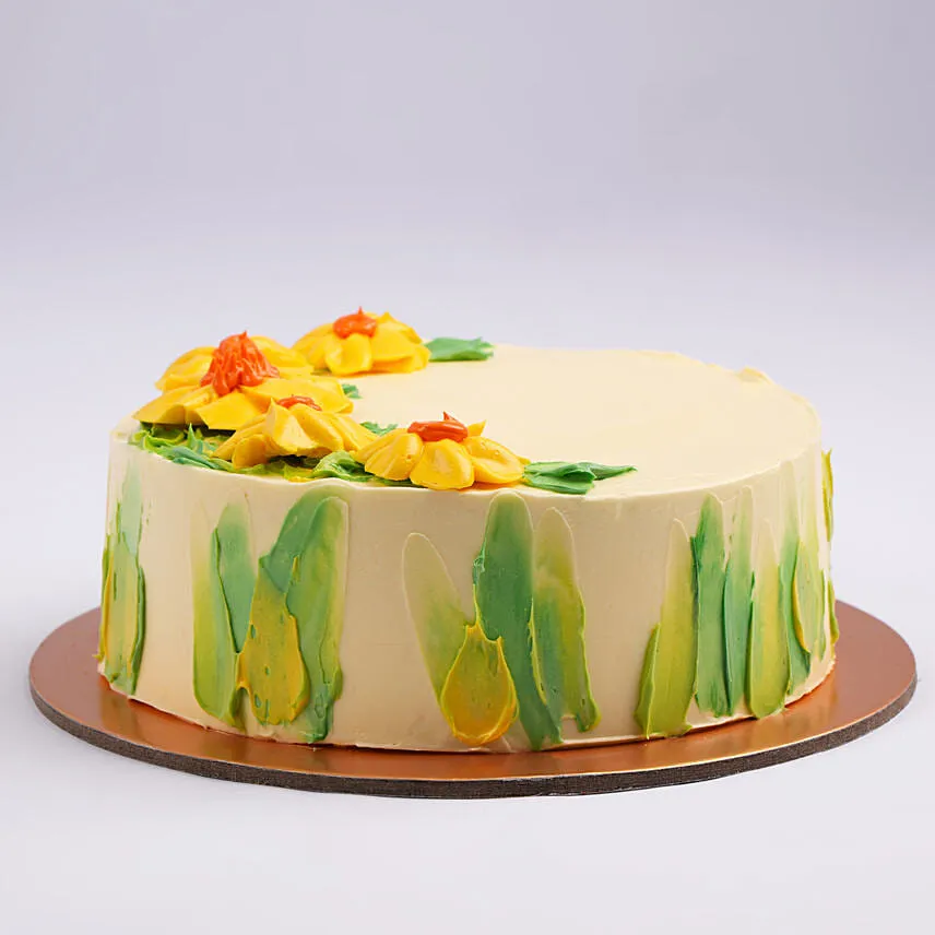 Daffodils Chocolate Cake